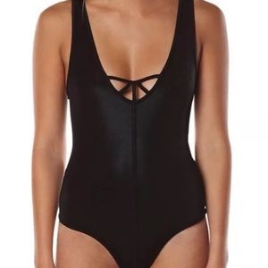 One Teaspoon -  Waxed Swimsuit One Piece